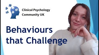Behaviours that Challenge