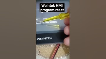 How to restore factory weintek 8071i HMI