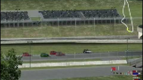 LFS - overtaking 4 cars in 1 corner