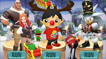 Tag with Ryan Christmas Update vs Jumanji Epic Run vs Sonic Dash Nutcracker Silver All Characters
