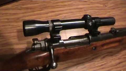 Israeli Mauser scope mounted