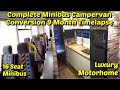 Amazing mercedes sprinter minibus campervan conversion time lapse 9 month full build