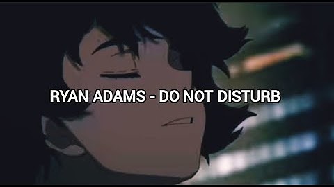 Ryan Adams - Do Not Disturb (sub - esp)