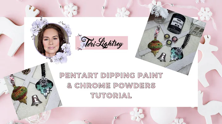 Pentart Dipping Paint & Chrome Powders Tutorial