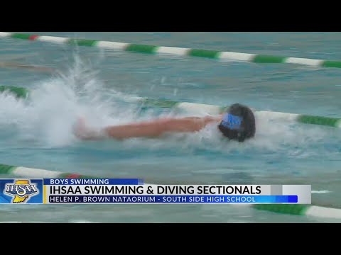 Carroll wins boys sectional swimming title at Helen P. Brown Natatorium