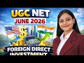 Foreign Direct Investment UGC Commerce | FDI in NTA UGC NET Commerce | UGC NET Commerce MCQ