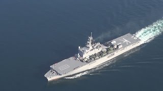 ＰＡＣ３、沖縄へ 広島・呉、海自輸送艦出港