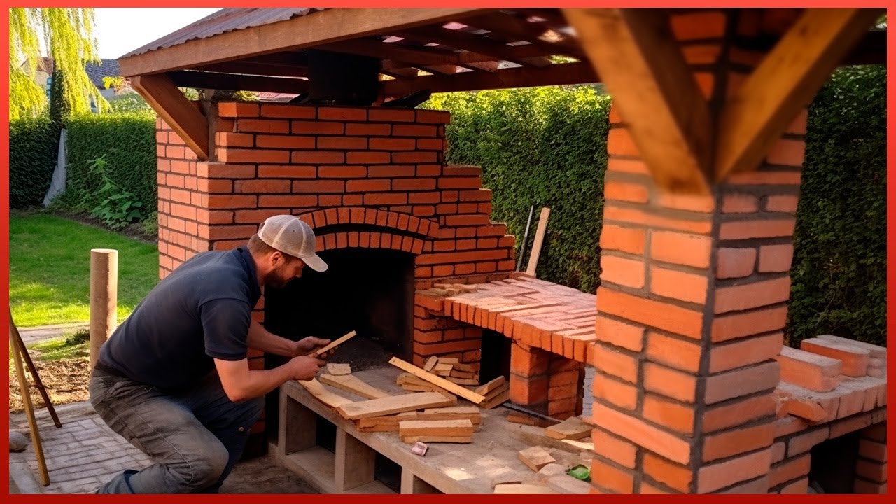 Building Amazing DIY Backyard Deck with BBQ Grill Step-by-Step | by @master4life