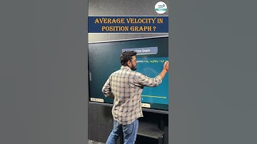 Average Velocity in Position Graph #neetphysics #averagevelocity @SriChaitanya_Academy