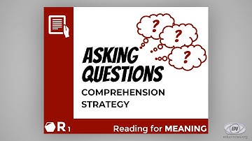 Asking Questions Reading Comprehension Strategy Lesson Plan