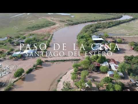 Paso de la Cina, Rio Dulce Santiago del Estero. Vista Aerea