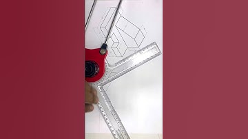 How to draw isometric drawing with the help of mini drafter in engineering drawing.