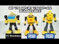 Toyworld TW-03 Bii VS Takara Tomy MP-21 Bumblebee VS Takara Tomy MP-45 Bumblebee 2.0