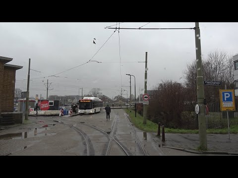 HTM tram 1B Delft Tanthof - Rijswijk 's-Gravenmade v.v. | regen | BN GTL8 3098 | 2023