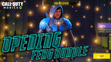 OPENING IFERG BUNDLE | FERG BUNDLE CODM | COD MOBILE IFERG CHARACTER SKIN