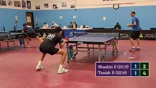 Shashin Shodhan 2318 Vs Tanish 2216 At Icc Joola Autumn Open On 10-28-2023