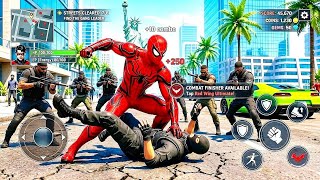 Spiderboy Rope Superhero: Battle Rescue City From Bandits - Android Game screenshot 4