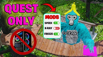 How To Get Gorilla Tag MODS With NO PC In Gorilla Tag! *MULTIPLAYER* *Working 2025*