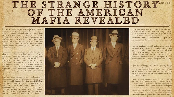The American Mafia (Strange History Society Study ...