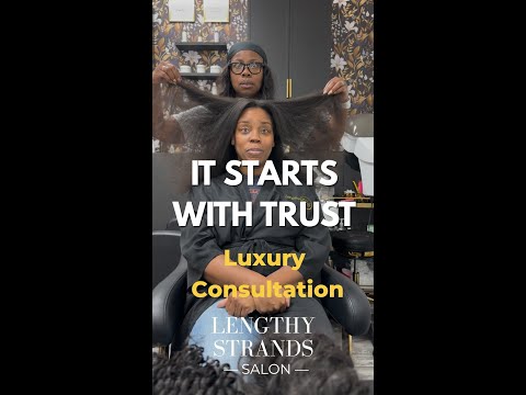 Luxury Salon Consultation | Building Trust For Healthy Natural Hair