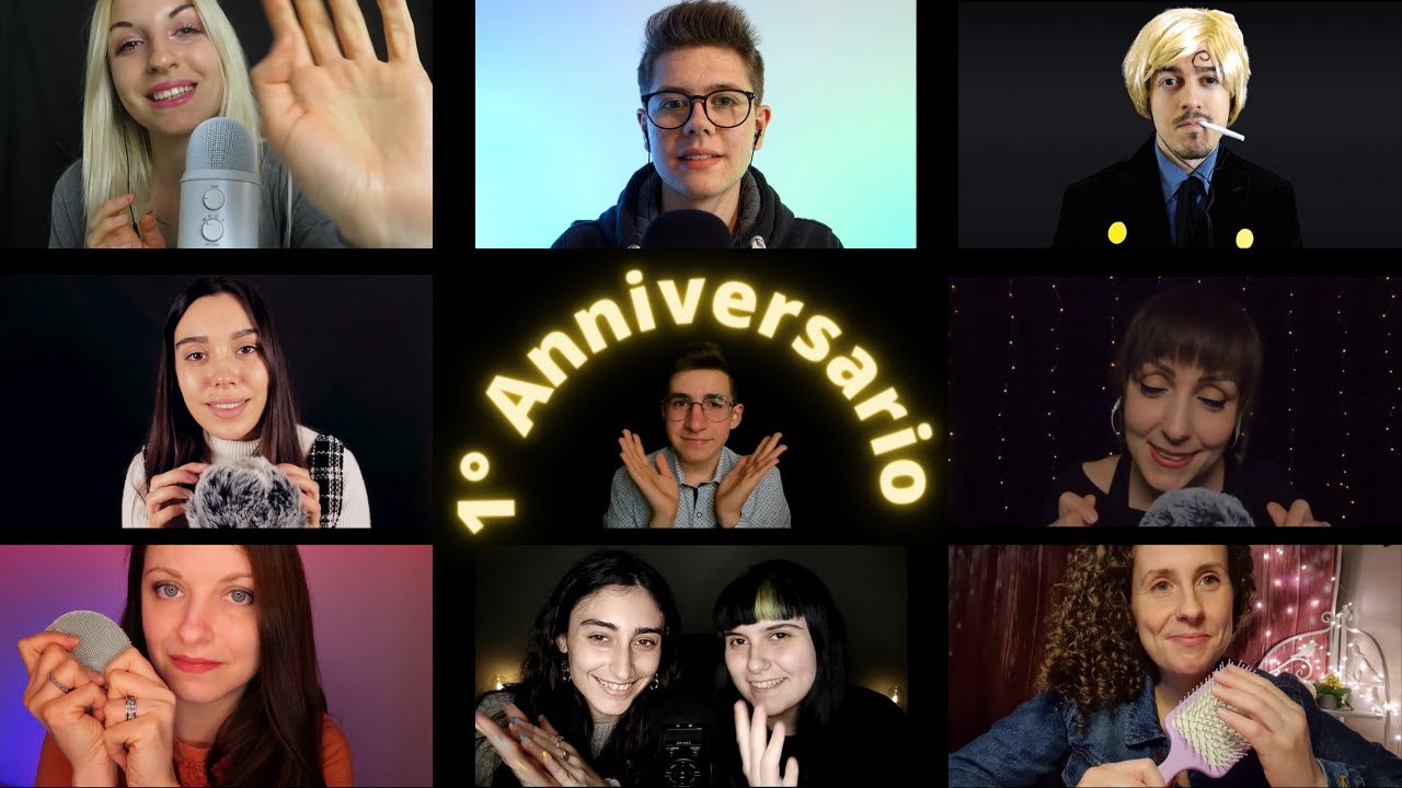 🌟Tanti ASMRtist per Rilassarti💤 *SPECIALE 1° ANNO del Canale*🎉 ASMR