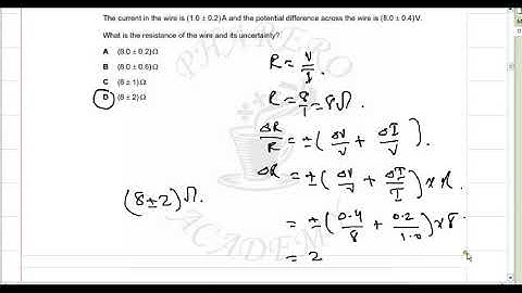 MCQs OF UNCERTAINTIES AND MEASUREMENT TECHNIQUES PART 3 IN URDU / HINDI
