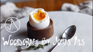 Woodturning - Making an nordic design Egg Cup!