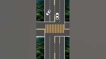How should a novice driver drive at such an intersection#TrafficRules #DrivingTest #RoadSafety