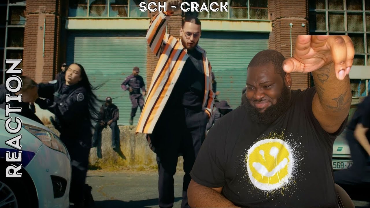 SCH - Crack (Clip officiel) (UK REACTION) // REACTING TO FRENCH RAP