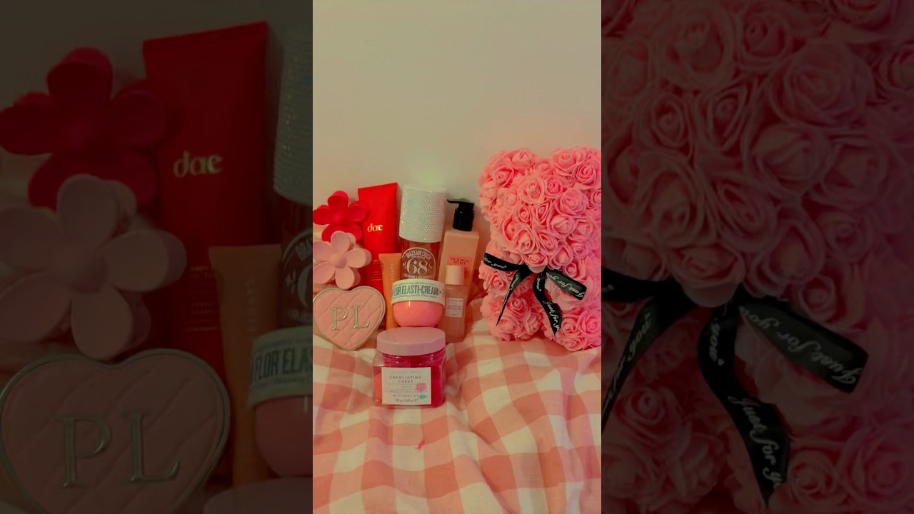 collecting pink from my vanity for ppp !! 💞🩷 @pinkpalmpuff 