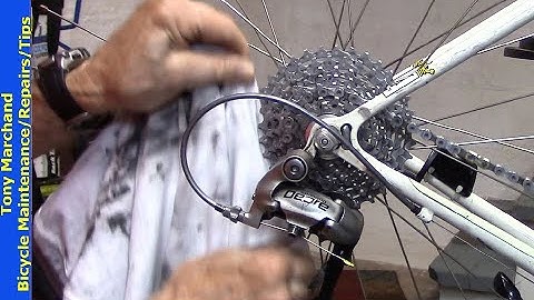 Quick 2 min Bike Drivetrain Cleaning & Lubrication: chain, cassette cogs, & more cycling