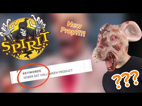 SPIRIT HALLOWEEN 2025 SEWER RAT ANIMATRONIC LEAKED!?!?!?! - YouTube