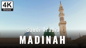 4K Drone Video Madina | Masjid Nabawi, Masjid Quba Drone, Islamitische Geschiedenis Tour | Medina...