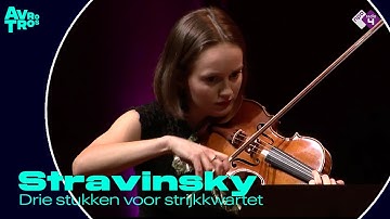Stravinsky: Drie stukken voor strijkkwartet - Animato Kwartet - Live concert HD