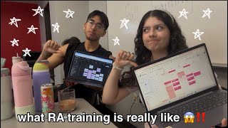 what RA training is really like… 😱‼️ || vlog, friends, all-nighters 