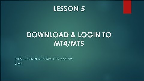 How to Download and login your Demo & Live account Passwords to MT 4 & MT 5