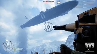 Battlefield 1: ME vs AIRSHIP gameplay (No Commentary)