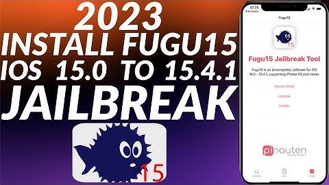 How to install Fugu15 Jailbreak iOS 15 | iOS 15.0 through iOS 15.4.1 | Fugu15 Install Tutorial |2023