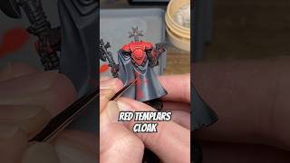 Red Templars Cloak Tutorial coming soon! #warhammer #40k #spacemarines #warhammercommunity