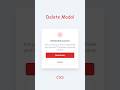 Delete Confirmation Modal ⚠️