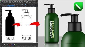 Create Stunning Vector 3D Bottle MockUp in CorelDRAW