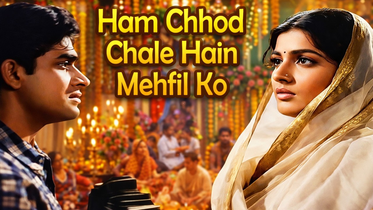 ये गीत सुनकर आंखें भर आएंगी | हम छोड़ चले हैं महफ़िल को | मुकेश सदाबहार नगमा