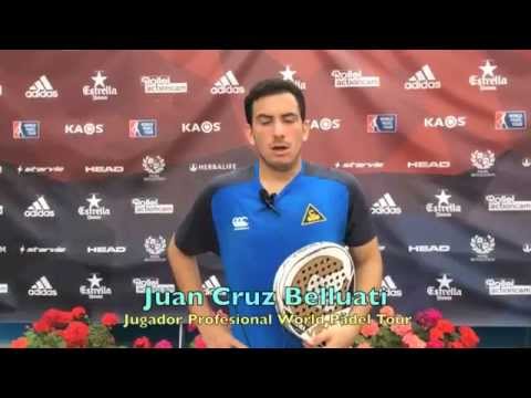 Juan Cruz Belluati entre puntos psicología pádel