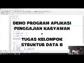 DEMO APLIKASI PENGGAJIAN KARYAWAN (STRUKTUR DATA) - Danill Sumolang & Jonathan Kondoy