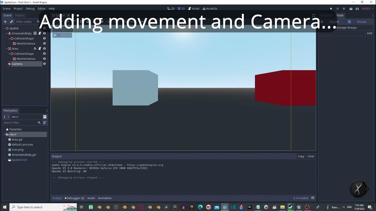 Godot Tutorial - How to make Area recognize an object by Name, Type and ...