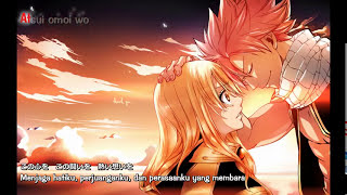 [Aegisub effect] lyric Azayaka na tabiji - Mori Megumi - Fairy Tail ED21