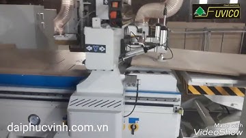 MÁY CNC GIA CÔNG VÁN NESTING 2 ĐẦU ROUTER VÀ 1 CỤM KHOAN HOLZTEK