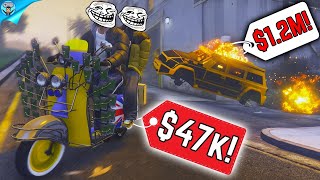 The Faggio Is The BEST Vehicle For Trolling Griefers!