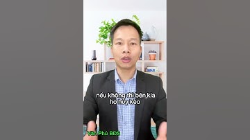 Hợp đồng đặt cọc không có điều khoản này bạn sẽ mất nhiều tiền. #luatdatdai2025 #vanphubds