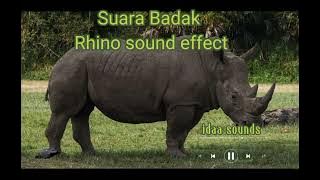 Suara Badak No Copyright | Rhino Sound Effect